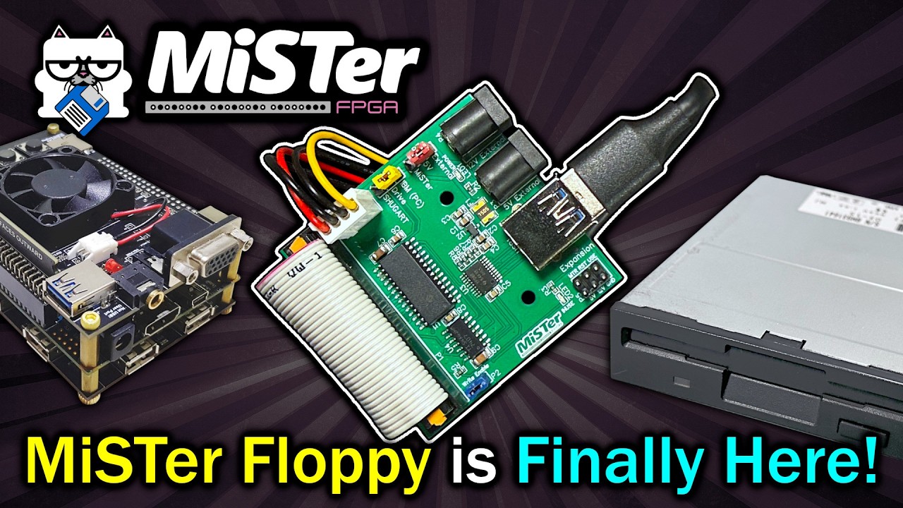 Nieuwe MiSTer-adapter maakt gebruik van echte Amiga-floppydisks mogelijk